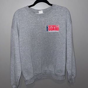 National guard Army crewneck